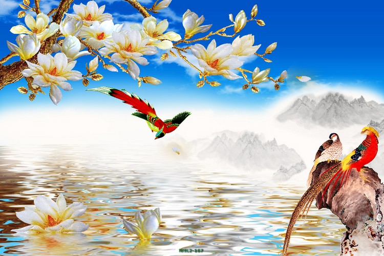 Hoa ngọc lan 3D MHL2-167